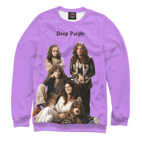 Женский свитшот 3D с принтом Deep Purple ,  |  | 