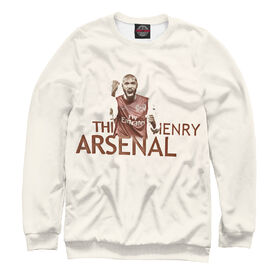 Мужской свитшот 3D с принтом FC Arsenal - Тьерри Анри ,  |  | Тематика изображения на принте: 