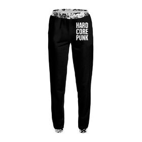 Женские спортивные штаны с принтом Hard core punk ,  |  | 