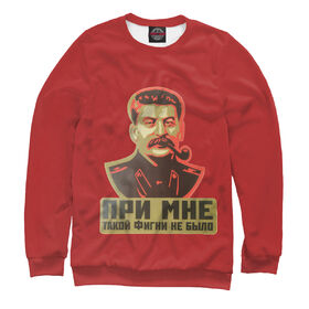 Мужской свитшот 3D с принтом Сталин ,  |  | Тематика изображения на принте: 