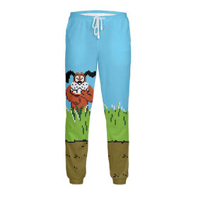 Мужские спортивные штаны с принтом Duck Hunt (NES) Dog в Кировске,  |  | Тематика изображения на принте: 