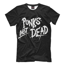 Мужская футболка 3D The Exploited Punk’s Not Dead купить в Кировске