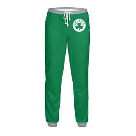 Мужские спортивные штаны с принтом Бостон Селтикс (форма) в Петрозаводске,  |  | 