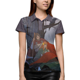 Женская рубашка поло 3D с принтом The Banner Saga ,  |  | 