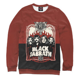 Женский свитшот 3D с принтом Black Sabbath в Курске,  |  | 