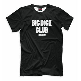 Мужская футболка 3D с принтом Bic Dick Club в Тюмени, Выбор из 3-х типов ткани | <ul>
<li>Обычная ткань — интерлок, спортивный трикотаж. Плотность 140 г/м.кв. Состав: 100% полиэстер</li>
<li>Премиум ткань — джерси, мягкий трикотаж. Плотность 180 г/м.кв. Состав: 97% полиэстер, 3% эластан</li>
<li>Люкс ткань — кулирка, наиболее плотная и долговечня ткань. Плотность 210 г/м.кв. Состав: 97% полиэстер, 3% эластан</li>
</ul> | 