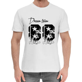 Мужская хлопковая футболка с принтом Dream team 88 в Белгороде,  |  | 