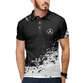 Мужское поло 3D с принтом Mercedes-Benz abstract sport uniform ,  |  | Тематика изображения на принте: 