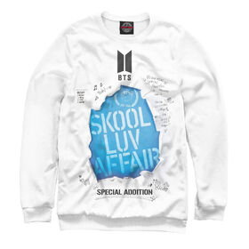 Женский свитшот 3D с принтом BTS Skool luv affair в Екатеринбурге,  |  | 