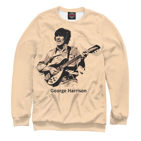 Мужской свитшот 3D с принтом George Harrison ,  |  | Тематика изображения на принте: 