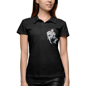 Женская рубашка поло 3D с принтом Dark Souls в наушниках в Белгороде,  |  | 