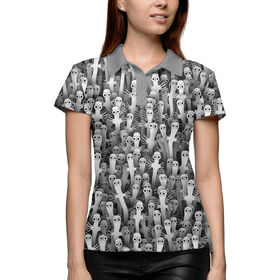 Женская рубашка поло 3D с принтом Хатифнатты в Екатеринбурге,  |  | 