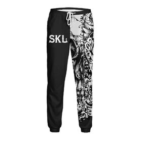 Мужские спортивные штаны с принтом SKL ,  |  | Тематика изображения на принте: 