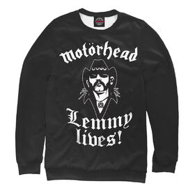 Мужской свитшот 3D с принтом Motorhead. Lemmy Lives. в Тюмени,  |  | 