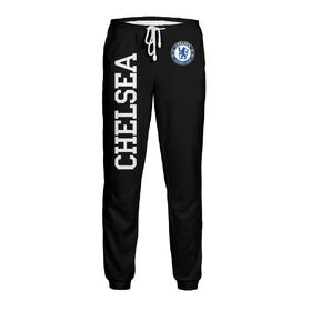 Мужские спортивные штаны с принтом Chelsea в Курске,  |  | Тематика изображения на принте: 