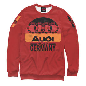 Мужской свитшот 3D с принтом Audi - сделано в Германии ,  |  | 