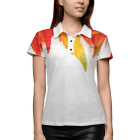 Женская рубашка поло 3D с принтом Осень в Курске,  |  | 