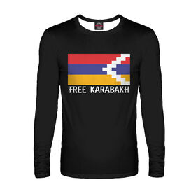 Мужской лонгслив с принтом Свободу Карабаху ,  |  | 
