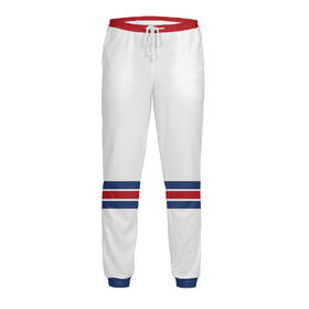 Мужские спортивные штаны с принтом Нью-Йорк Рейнджерс (форма) ,  |  | Тематика изображения на принте: 