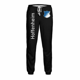 Мужские спортивные штаны с принтом Hoffenheim в Белгороде,  |  | Тематика изображения на принте: 