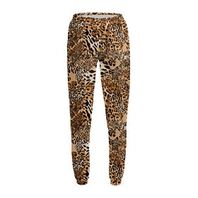Женские спортивные штаны с принтом Леопард в Санкт-Петербурге,  |  | 