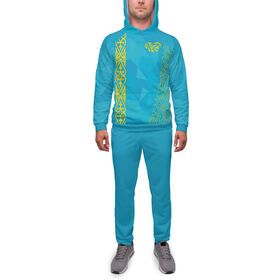 Мужской спортивный костюм с принтом Kazakhstan , 2 типа ткани |  | Тематика изображения на принте: 