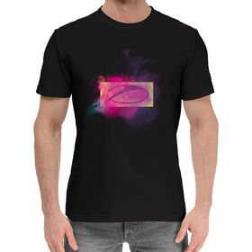 Мужская хлопковая футболка с принтом A State Of Trance Color в Курске,  |  | Тематика изображения на принте: 