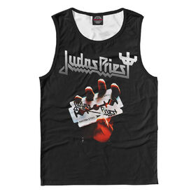 Майка 3D для девочки с принтом Judas Priest ,  |  | Тематика изображения на принте: 