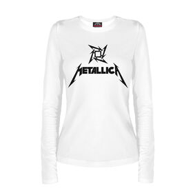 Женский лонгслив с принтом Metallica в Екатеринбурге,  |  | 