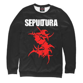 Мужской свитшот 3D с принтом Sepultura ,  |  | Тематика изображения на принте: 