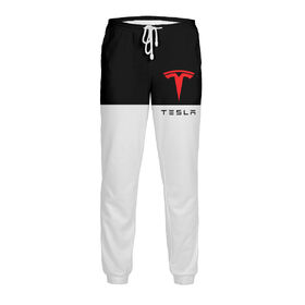 Мужские спортивные штаны с принтом Tesla в Белгороде,  |  | Тематика изображения на принте: 