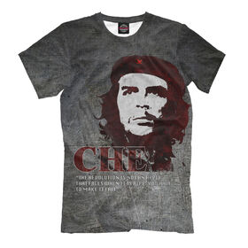 Мужская футболка 3D с принтом Che Guevara в Петрозаводске, Выбор из 3-х типов ткани | <ul>
<li>Обычная ткань — интерлок, спортивный трикотаж. Плотность 140 г/м.кв. Состав: 100% полиэстер</li>
<li>Премиум ткань — джерси, мягкий трикотаж. Плотность 180 г/м.кв. Состав: 97% полиэстер, 3% эластан</li>
<li>Люкс ткань — кулирка, наиболее плотная и долговечня ткань. Плотность 210 г/м.кв. Состав: 97% полиэстер, 3% эластан</li>
</ul> | 