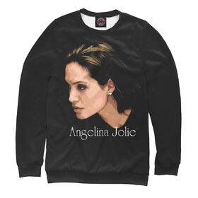 Женский свитшот 3D с принтом Angelina Jolie ,  |  | 