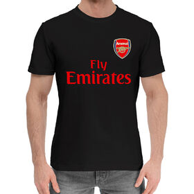 Мужская хлопковая футболка с принтом Arsenal ,  |  | 