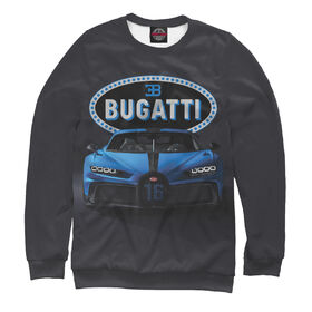 Мужской свитшот 3D с принтом Bugatti в Новосибирске,  |  | Тематика изображения на принте: 