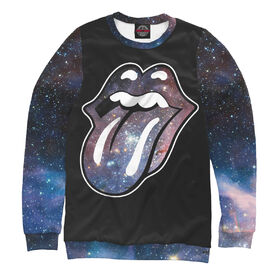 Женский свитшот 3D с принтом The Rolling Stones Космос ,  |  | 