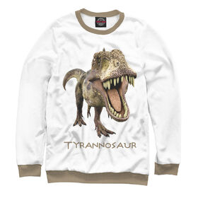 Мужской свитшот 3D с принтом Тираннозавр ,  |  | Тематика изображения на принте: 