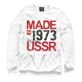 Мужской свитшот 3D с принтом Made in USSR 1973 ,  |  | Тематика изображения на принте: 