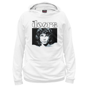 Худи 3D для мальчика с принтом The Doors в Курске, Сандвич,  плотность180 гр/кв. м.; Состав: 100% полиэстер | Ткань сандвич - ткань, специально разработанная для сублимационной печати. Снаружи это 100% полиэстеровый трикотаж, изнутри - 100% нежный хлопок.  Ткань мягкая, эластичная, хорошо держит форму. Ткань не мнется, гигиеничная, хорошо пропускает воздух, легко впитывает влагу, легко стирается и  быстро сохнет.  | Тематика изображения на принте: 