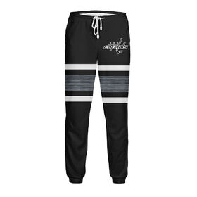 Мужские спортивные штаны с принтом Овечкин Форма Capitals Домашняя 2019 в Курске,  |  | 