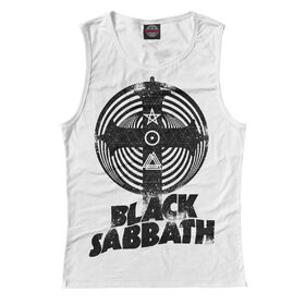 Женская майка 3D с принтом Black Sabbath , Джерси, плотность ткани 175 гр/кв.м.; Состав: 100% полиэстер | Джерси 180 гр./кв.м - один из самых востребованных видов трикотажной ткани. Известность материалу принесла именитая француженка Коко Шанель и в 1916 году представила парижскому модному обществу свою новую коллекцию. Изделия из данной ткани плотнее, более мягкие, легкие, практически не чувствуются на теле. Вещи из нее можно смело брать с собой в поездки, в которых вы не планируете тратить время на глажку одежды. Цвет не померкнет спустя множество стирок. | 