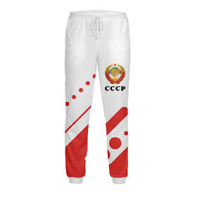 Мужские спортивные штаны с принтом СССР / USSR в Екатеринбурге,  |  | Тематика изображения на принте: 