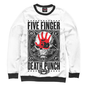 Мужской свитшот 3D с принтом Five Finger Death Punch в Тюмени,  |  | 