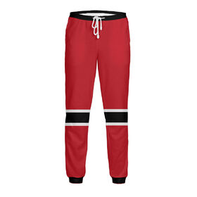 Мужские спортивные штаны с принтом Нью-Джерси Девилз (форма) в Курске,  |  | Тематика изображения на принте: 