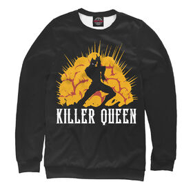Женский свитшот 3D с принтом Killer queen ,  |  | 