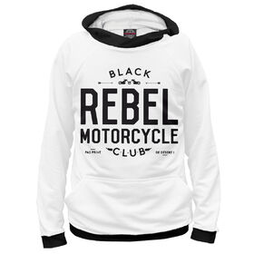 Женская толстовка 3D с принтом Black Rebel Motorcycle Club в Екатеринбурге,  |  | 