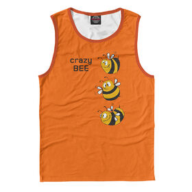 Майка 3D для мальчика с принтом Сумасшедшая пчела в Курске, Кулирная гладь (кулирка), плотность 195 г/м.кв. Состав: 100% полиэстер | 		<p> 			Ткань кулирная гладь – это одна из самых долговечных и стойких к износу тканей, она обладает хорошей прочностью и воздухопроницаемостью.<br /> 			<br /> 			Кулирная гладь – универсальная ткань. Одежда получается легкой и удобной, ткань великолепно смотрится как в свободном, так и в облегающем покрое одежды.</p> 		<p> 			Главное достоинство ткани – одежда позволяет телу дышать. Это качество ткани подходит для изготовления одежды для всех времен года, особенно для жаркого лета, именно поэтому мы используем кулирку для пошива маек. Ткань гипоаллергенная, не вызывает раздражения, препятствует появлению прения и потницы.</p> 		<p> 			<strong>Основные качества ткани: </strong></p> 		<ul> 			<li> 				Поверхность мягкая, эластичная, легкая на ощупь;</li> 			<li> 				Ткань слегка тянется; Практически не мнется;</li> 			<li> 				Материал подходит для детей и взрослых</li> 		</ul> | Тематика изображения на принте: 