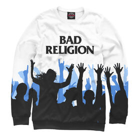 Женский свитшот 3D с принтом Bad Religion в Белгороде,  |  | 