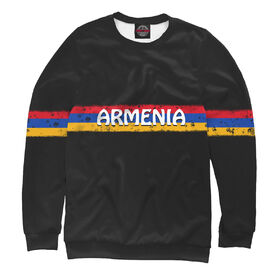 Мужской свитшот 3D с принтом Флаг Армении в Курске,  |  | 