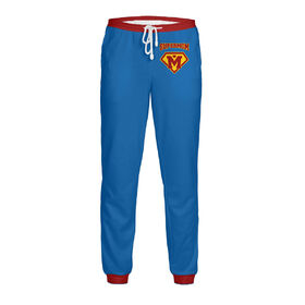 Мужские спортивные штаны с принтом Супермама в Екатеринбурге,  |  | 